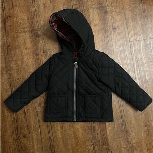 Carter's Black Quilted Puffer Jacket